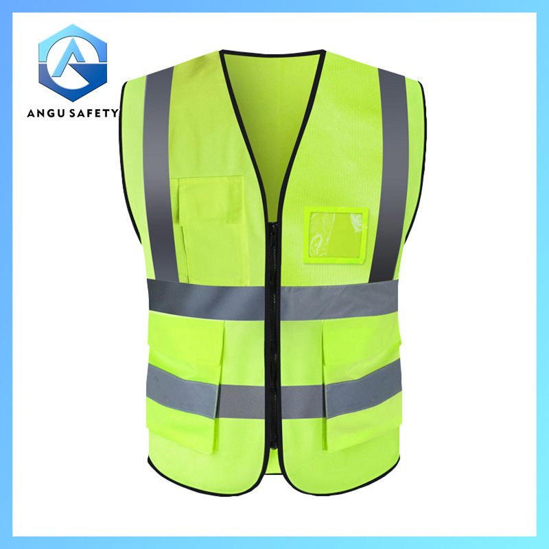 Reflecterend veiligheidsvest met PVC-zak en hoge zichtbaarheid